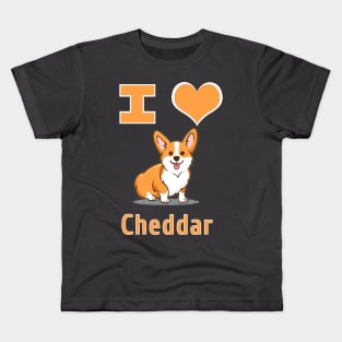 I Heart Cheddar Kids T-Shirt